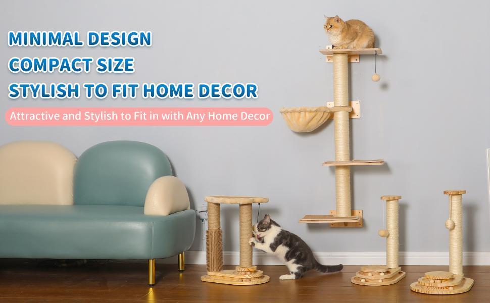 Indoor Cat Soft Scratching Board And Interactive Ball Track Toy Cat Rest And Grooming Supplies